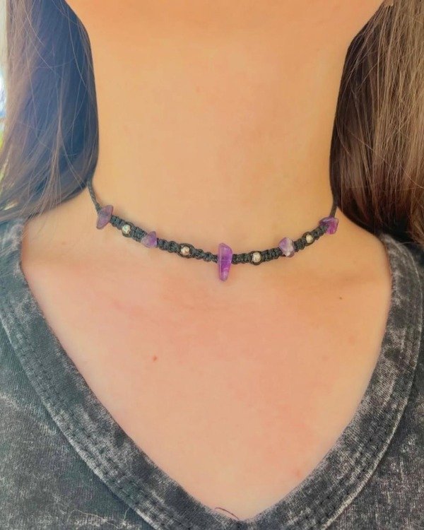 Producto - Eva amatista (hilo negro)