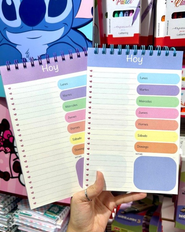 Producto - Planner Vertical Semanal Pastel