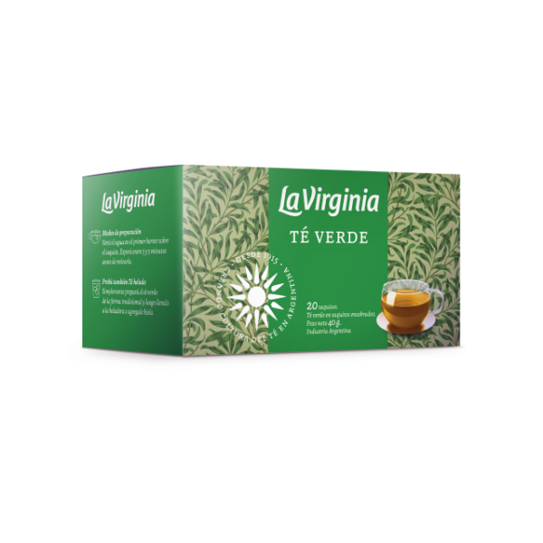 Producto - TE VERDE X25 SAQUITOS LA VIRGINIA