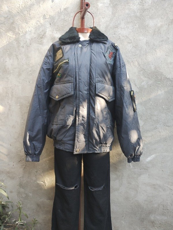 Producto - Campera Portezuelo Gris. (NUEVA)