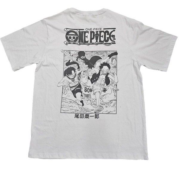 Producto - Remera One Piece Luffy Ace Sabo Algodón Serigrafia