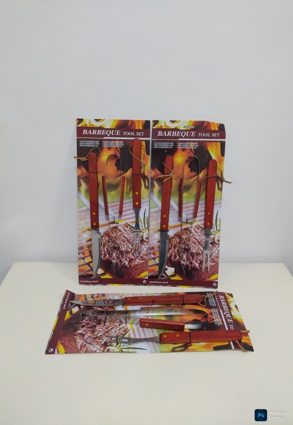 Producto - Set utensilios para asado x3