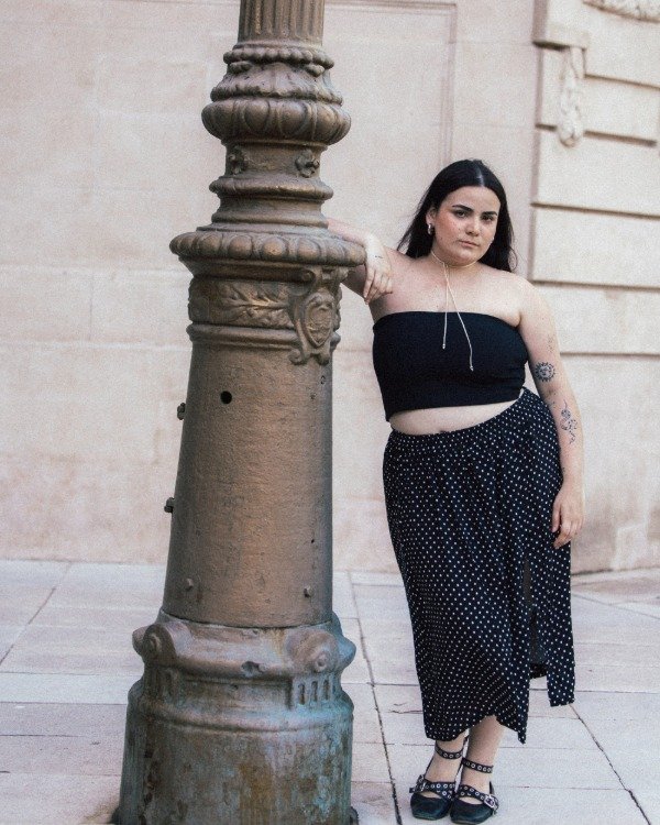 Producto - FALDA MIDI SUELTA FIBRANA ESTAMPA 7