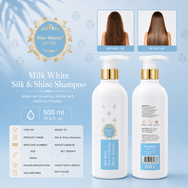 Producto - SHAMPOO MILK SILK SHINE 500MK KISS KA69269
