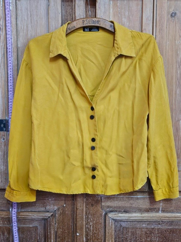 Producto - Camisa Zara Amarilla t.M