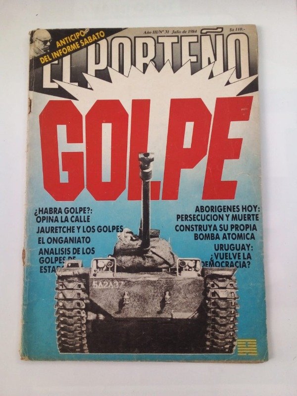 Producto - El porteño #31 - Julio 1984 - Golpe Sábato Jauretche