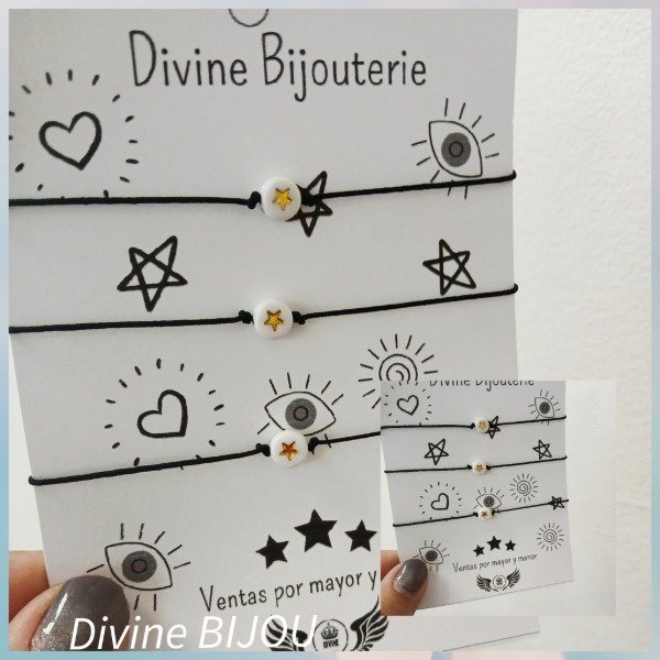 Producto - Las 3 estrellas de pulseras amistad