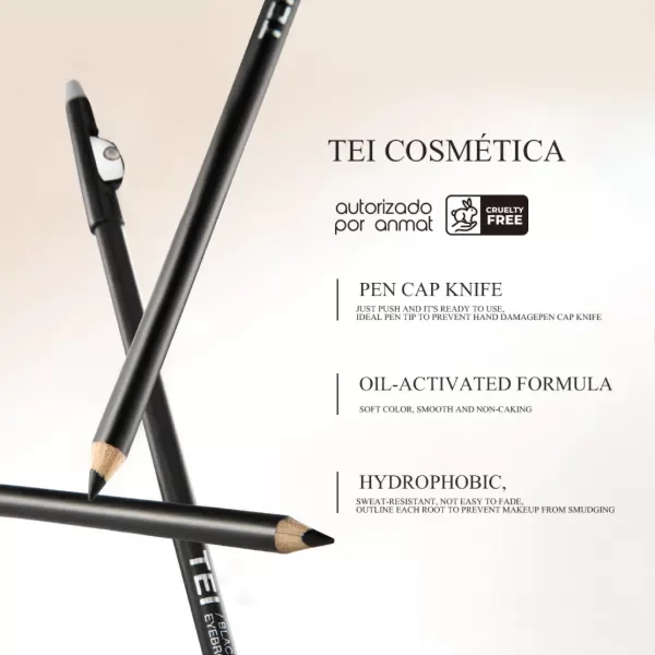 Producto - Delineador en lápiz con sacapuntas Tei