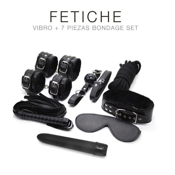 Producto - KIT VIBRO + 7 piezas bondage set - ST