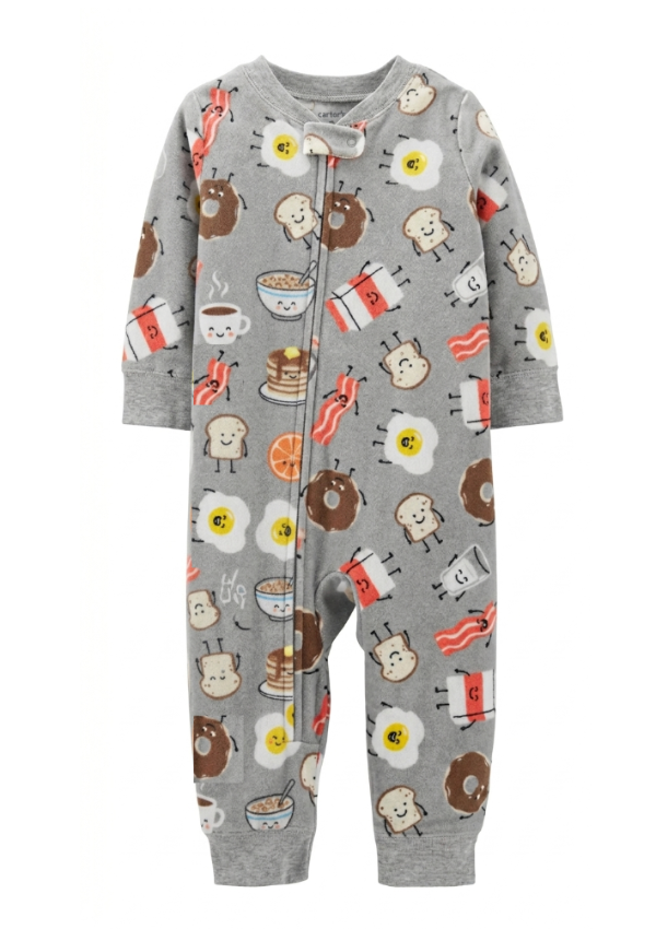 Producto - Enterito Micropolar Bebe Gris Desayuno