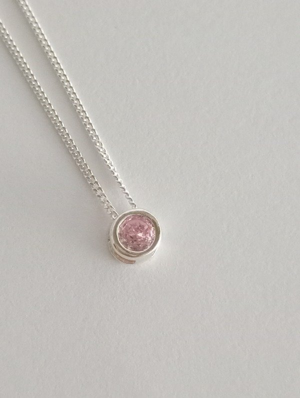 Producto - Collar Plata Susanito Pink