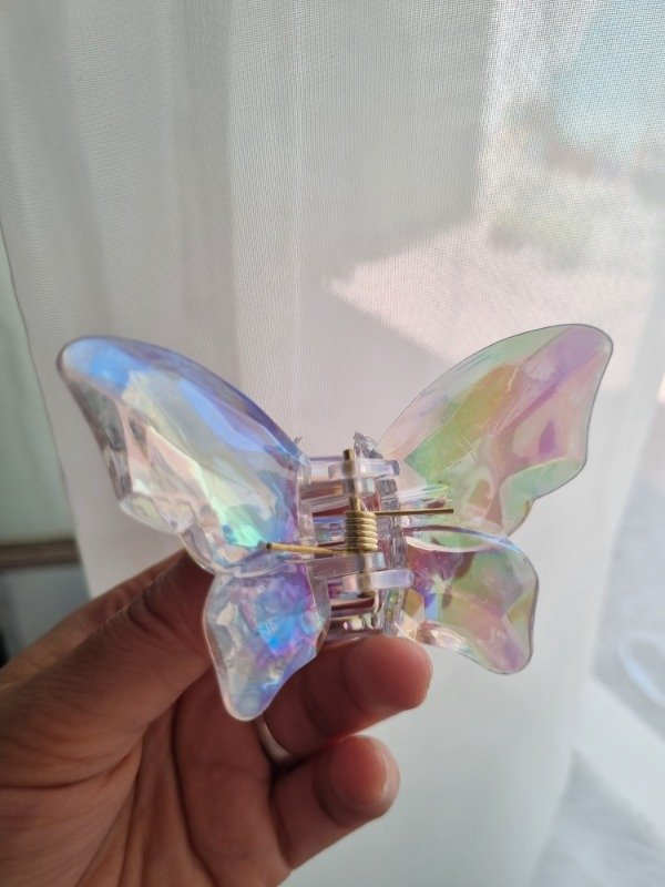 Producto - Broches mariposas tornasol grandes varios colores