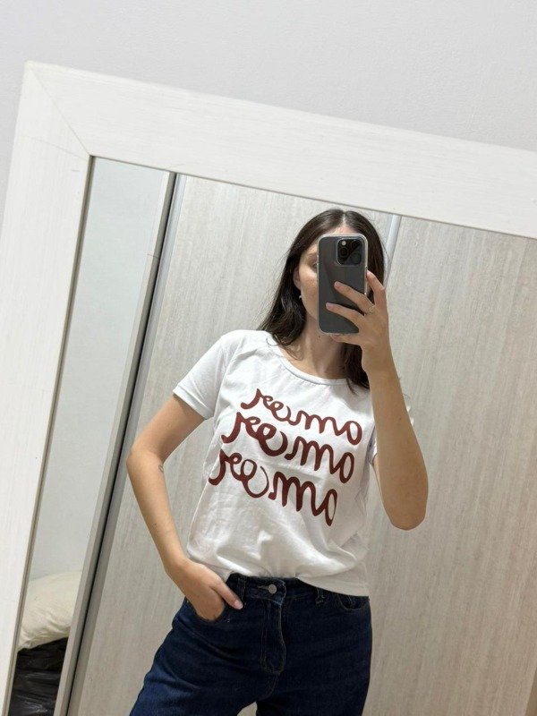 Producto - Remera Amor blanca