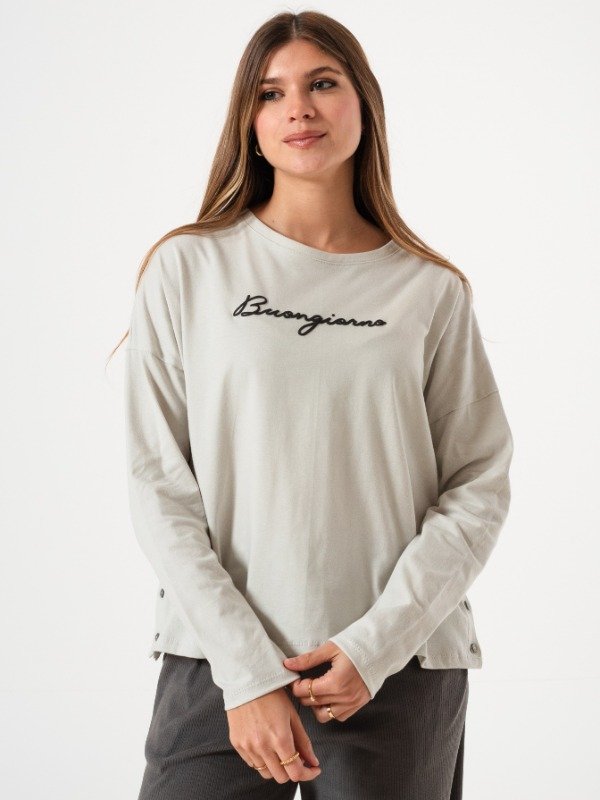 Producto - Manga Larga Botón Lateral Algodón 20/1 "Buongiorno" (Art. 5720)