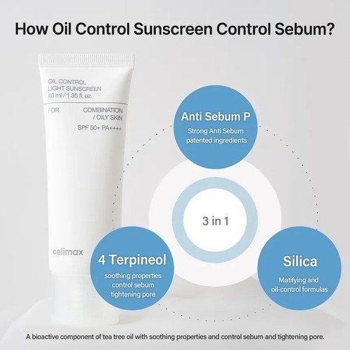 Producto - celimax Oil Control Light Sunscreen 40ml - 5
