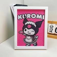 Producto - DIAMOND PAINTING 18X23 PORTA RETRATO KUROMI CAFE