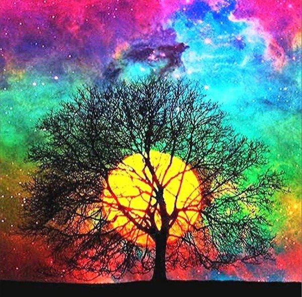 Producto - Diamond painting Arbol 30x40cm