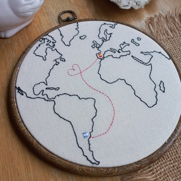 Producto - MAPA ARGENTINA Y ESPAÑA - 5