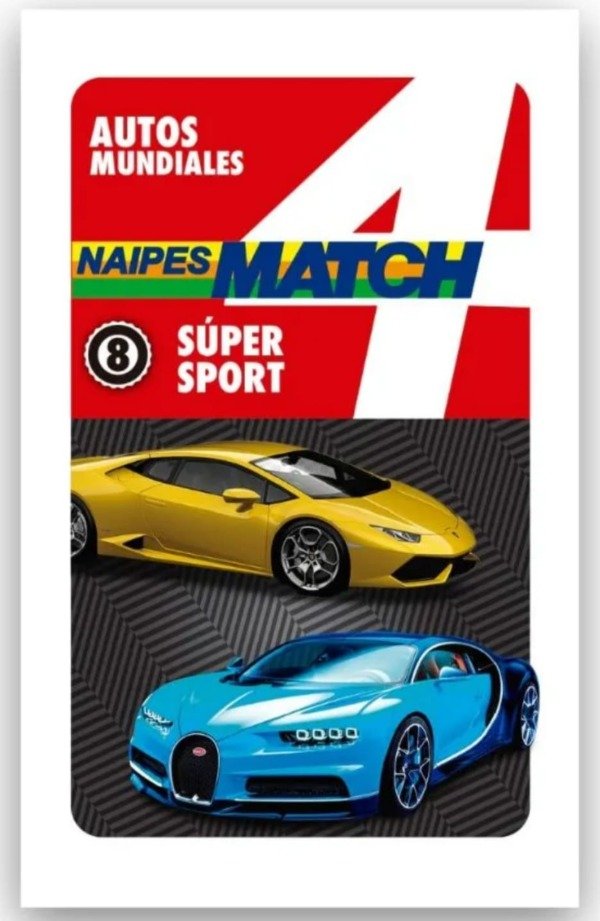 Producto - 1153 - Cartas SUPER SPORT X32 - MATCH 2025