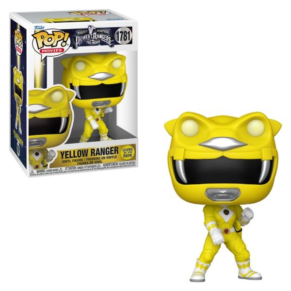 Producto - MIGHTY MORPHIN POWER RANGERS THE MOVIE - YELLOW RANGER 1781 (GLOWS IN THE DARK)