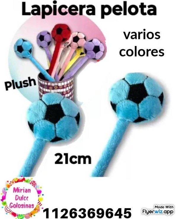 Producto - Lapicera pelotas plush x 10 un
