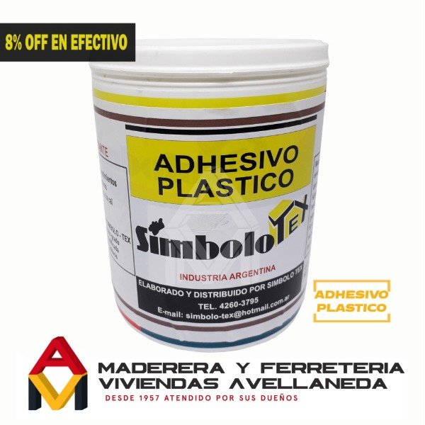 Producto - Adhesivo plastico simbolo 1lt