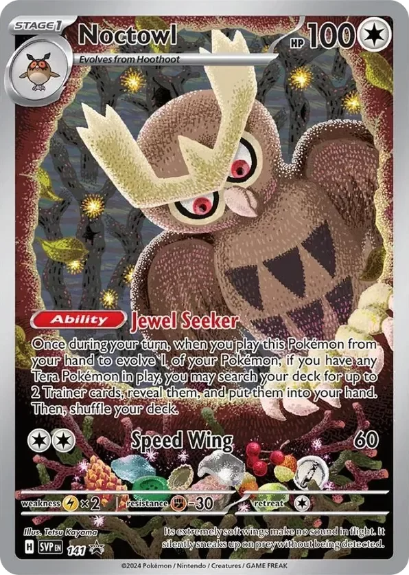 Producto - Noctowl svp141 - Scarlet and Violet Black Star Promos
