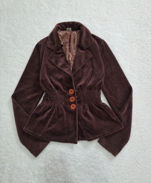 Producto - Blazer Gamuza Marron