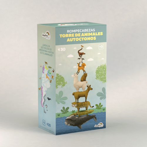 Producto - Rompecabezas Torre de Animales Autoctonos