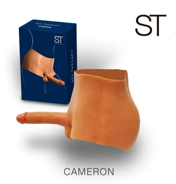 Producto - Mini Short de silicona con dildo Talle L