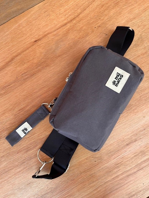 Producto - riñonera MAR: gris oscuro