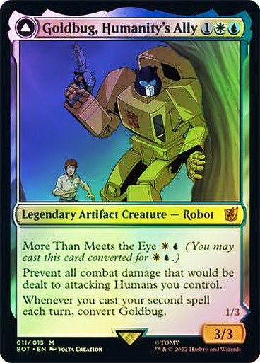 Producto - Goldbug, Humanity's Ally // Goldbug, Scrappy Scout (Foil)