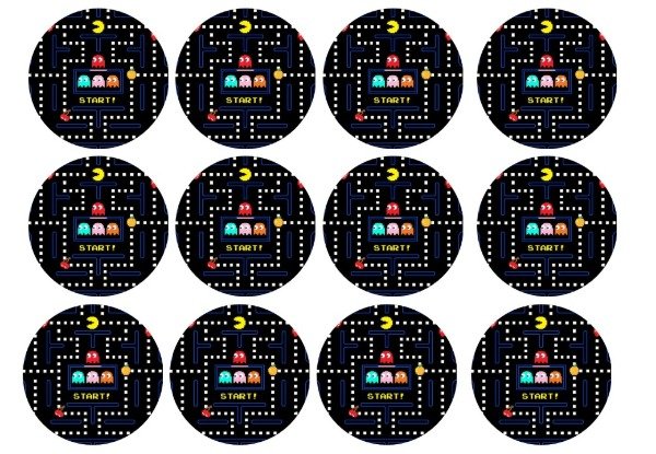 Producto - LAMINA COMESTIBLE PACMAN 2 - 1