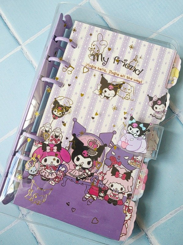 Producto - Libreta Kuromi tapa transparente