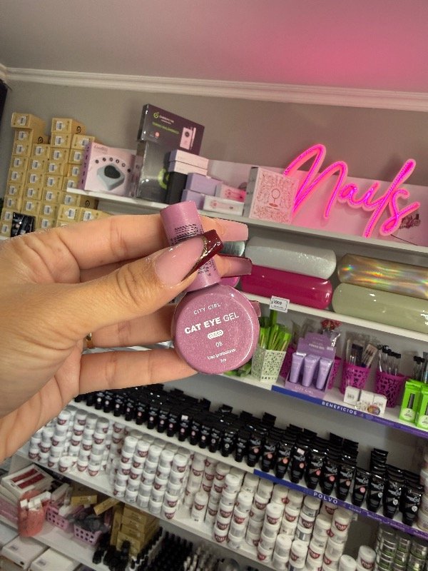Producto - Esmalte ojo de gato rosa city girl