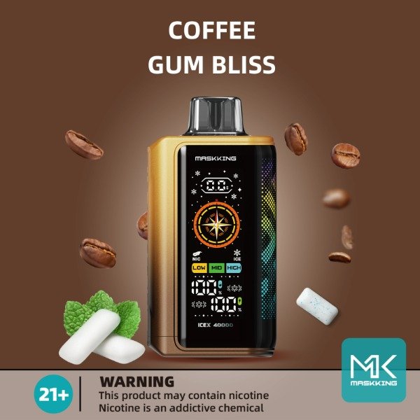 Producto - MK COFFE GUM BLISS 40000puffs