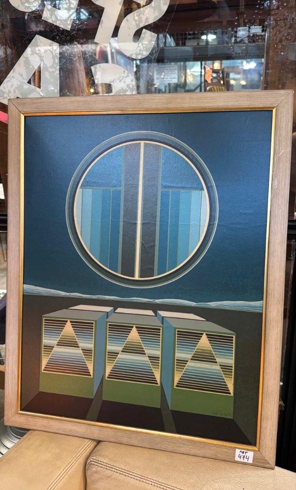 Producto - Antigua Serigrafia Pablo Menicucci Pop Art. Geometria