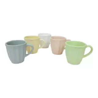 Producto - Taza ceramica facetada
