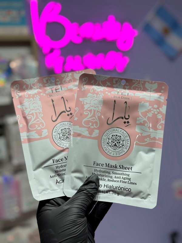 Producto - Mascarilla facial con acido hialuronico TEI