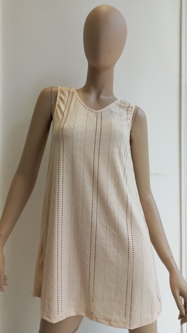 Producto - Vestido Cuello Reversible Brodery "Gise" (Art. 5480)
