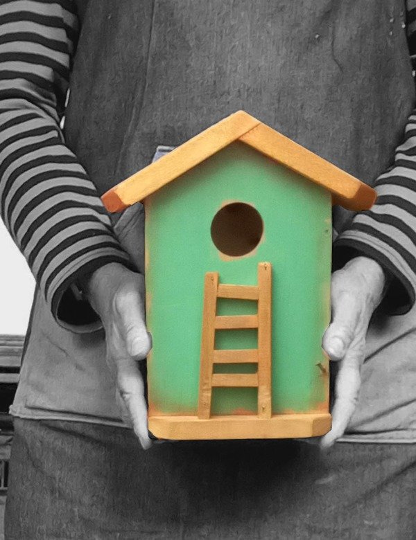 Producto - Casa para pájaros "recuerdo del bosque"
