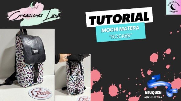 Producto - TUTORIAL - Mochila Matera "Rocker"