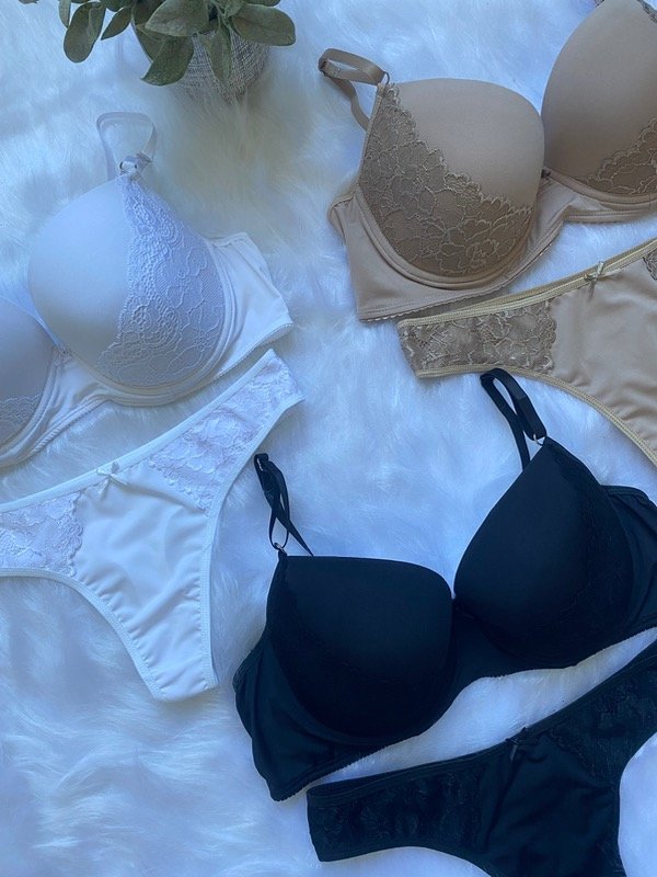 Producto - Conjuntos de Lycra con puntilla art 155 talles grandes (precio por docena)