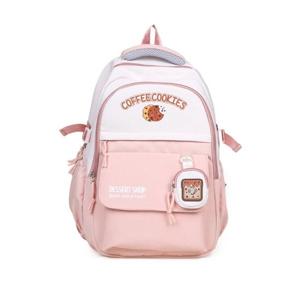 Producto - MOCHILA ESCOLAR COOKIES - ROSA