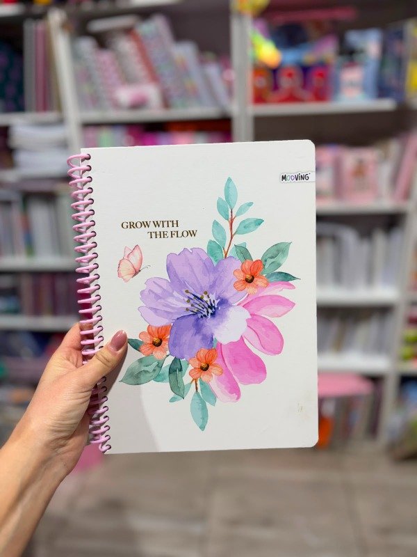Producto - Cuaderno mooving flowers
