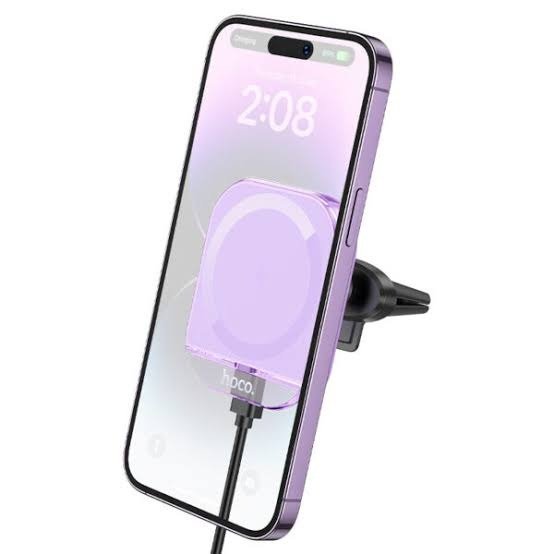 Producto - HOCO - Holder Auto HW17 Crystal magnetic wireless Air Outlet - 3