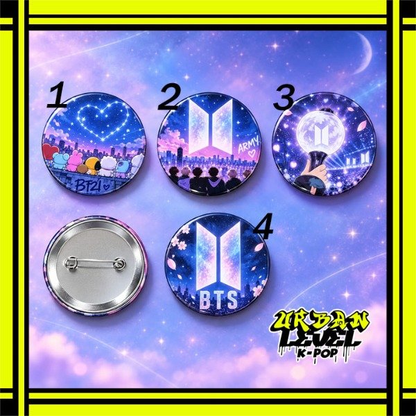 Producto - Pines BTS Galaxy - Varios Diseños