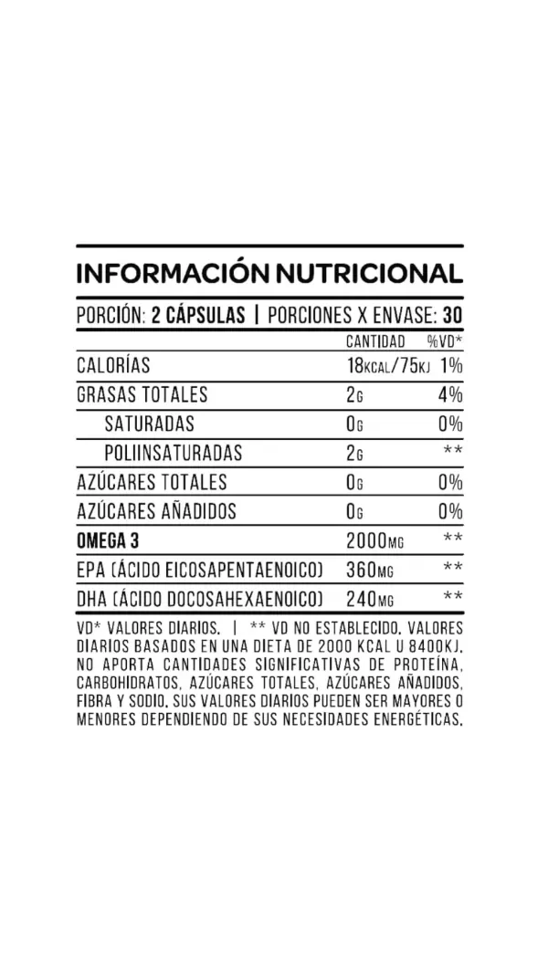Producto - Omega 3 FISH OIL x 60 caps - 3