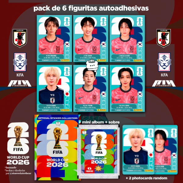 Producto - pack figuritas korea piwon