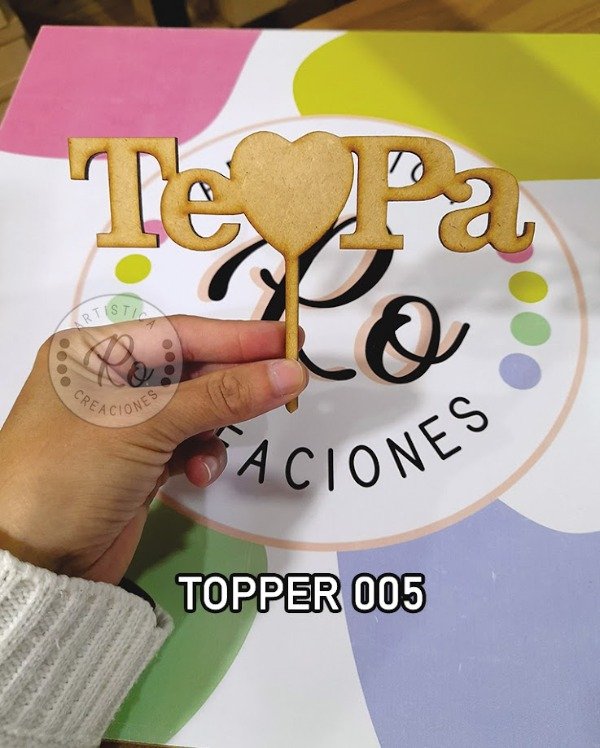 Producto - TOPPER 005- PARA TORTA